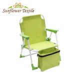 Oversized Blue Foldable Fishing Chair Steel Iron Oxford Fabric