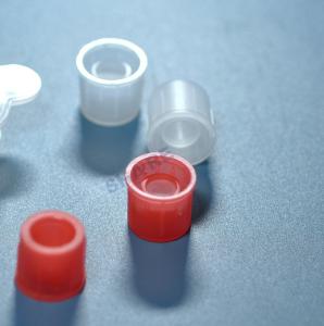 Wholesale Red Cell Strainer Snap Cap With 35uM Nylon Mesh Screen For Flow Tube from china suppliers