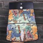 Animal Designer Authentic Stingray Skin Lady Large Trifold Wallet Genuine