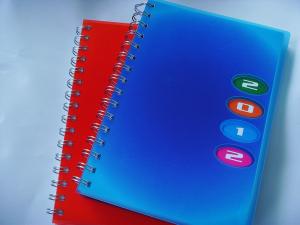 Wholesale promotional notebook spiral notebook with pvc cover any size any print from china suppliers