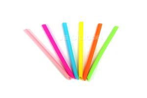 Wholesale Food Grade Silicone Smoothie Straws , Kids Bendable Silicone Straws Lightweight from china suppliers