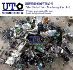 7.5kw - 45+45kw Electric plastic pipe, plastic waste crusher Double shaft