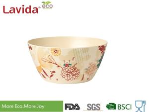 Wholesale Unbreakable Bio Bamboo Fiber Bowls Phthalate Free Large Size For Indoor / Outdoor from china suppliers