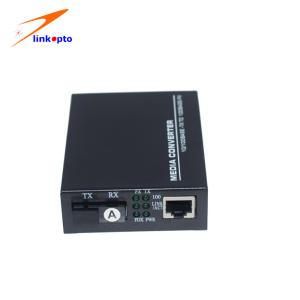 Wholesale SM Dual Fiber SFP Media Converter 10 / 100M 80km 1550nm SC Connector from china suppliers