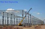 Galvanized Alkyd Painting Q345 Prefab Steel Warehouse
