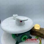 PN25 Plastic PPR Stop Valve Concealed Mixer Shower Valve White Color Mixer Valve