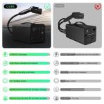 5.5KW Electric Vehicle DC Charger Adapter For Portable Outdoor Emergency