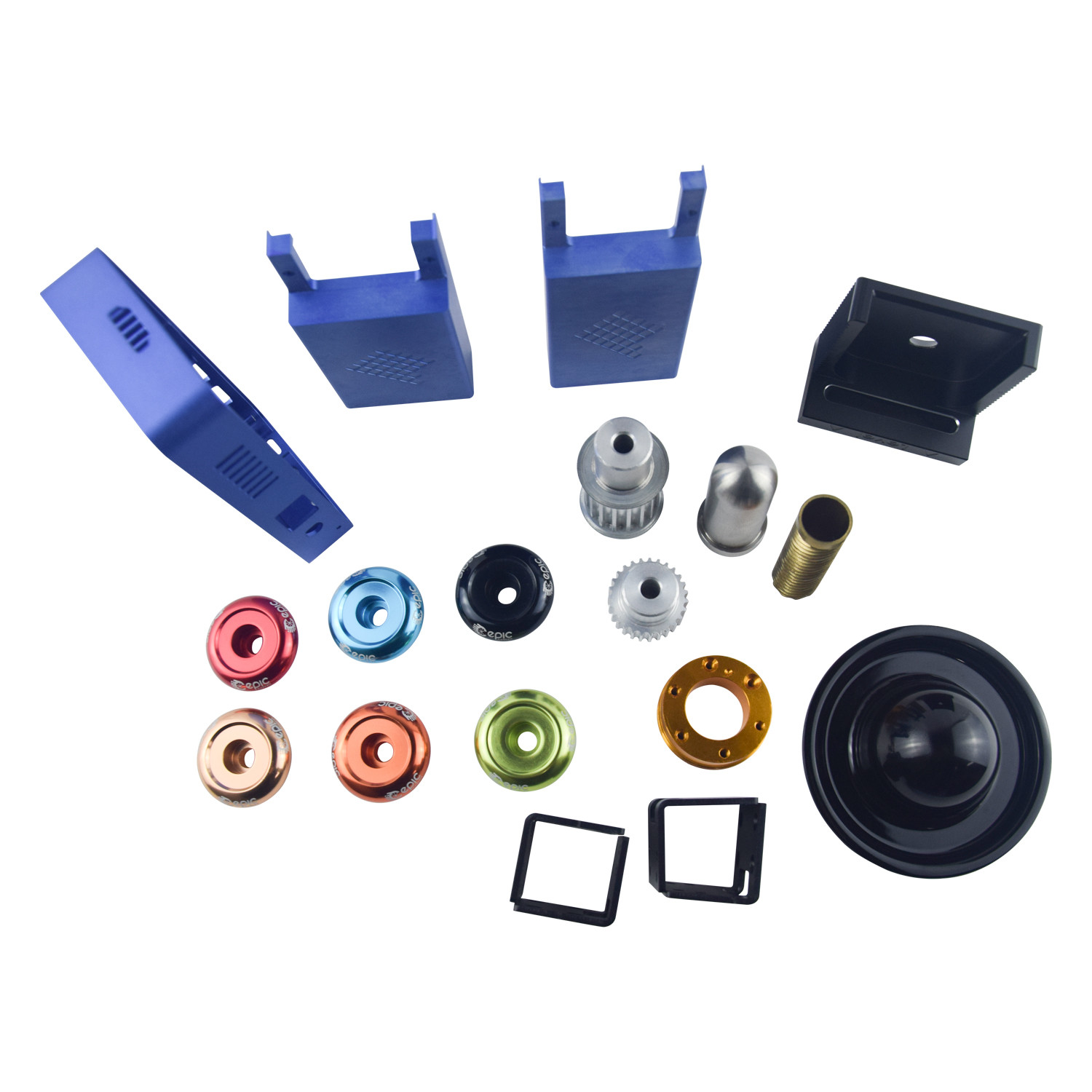 Power Coating 7075 Al Metal Stamping Car Parts With Assembly Service