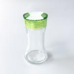 Plastic Flip Top Glass 93mm 110g 90ml Spice Shaker Bottle