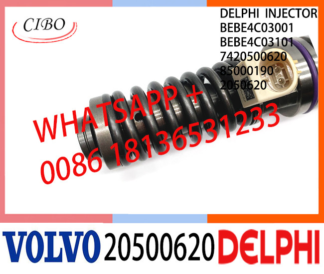 Common Rail Fuel Diesel Injector BEBE4C03001 BEBE4C03101 20500620 85000190 7420500620 E1 for VOL 9.0 LITRE TRUCK