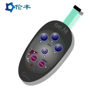 Wholesale RAL Color LED Membrane Keypad 3M467 Adhesive PET Lexan Label Membrane Switch Overlay from china suppliers