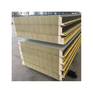 Wholesale Warehouse Workshop Rockwool Sandwich Panel Polyurethane Insulated ODM from china suppliers