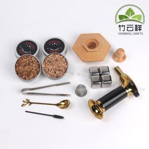Wholesale Cocktail Smoker Kit with Torch - 4 Flavors Wood Chips - Birthday Bourbon Whiskey Gifts for Men, Dad, Husband from china suppliers
