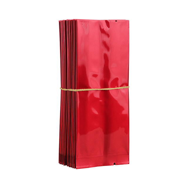 Colorful Printing smooth suction Aluminum Foil vacuum plastic bag with Side gusset