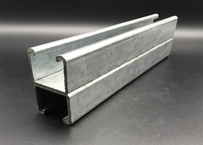 Pre Galvanized Metal Strut Channel 1m Double Unistrut Feet Building Material Welded