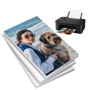 Wholesale Waterproof 240gsm High Glossy Inkjet Paper 4R/5R Sheets Printing Photo Paper from china suppliers