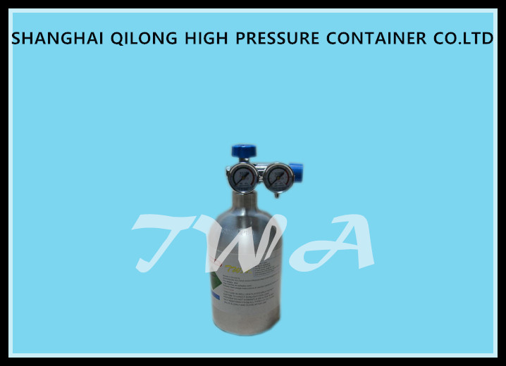 Medical Aluminum Oxygen Cylinders 0.74L / High Pressure Nitrogen Cylinder