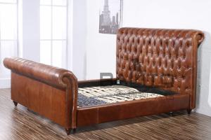 Wholesale classical old style antique luxury leather bed furniture from china suppliers