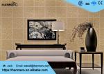 Light Brown Non Woven Wallcovering European Style Wallpaper For Living Room