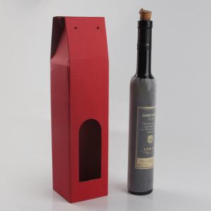 Wholesale Logo Printed Foldable Paper Cardboard Wine Glass Display Gift Box With Windows from china suppliers