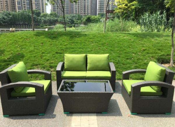Modern Aluminium PE Rattan Outdoor Wicker Sofa sets Garden wicker Patio sofa