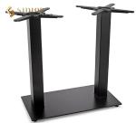 SGS Hotel Black Metal Dining Table Base 39cm Stainless Steel Pedestal Table Base