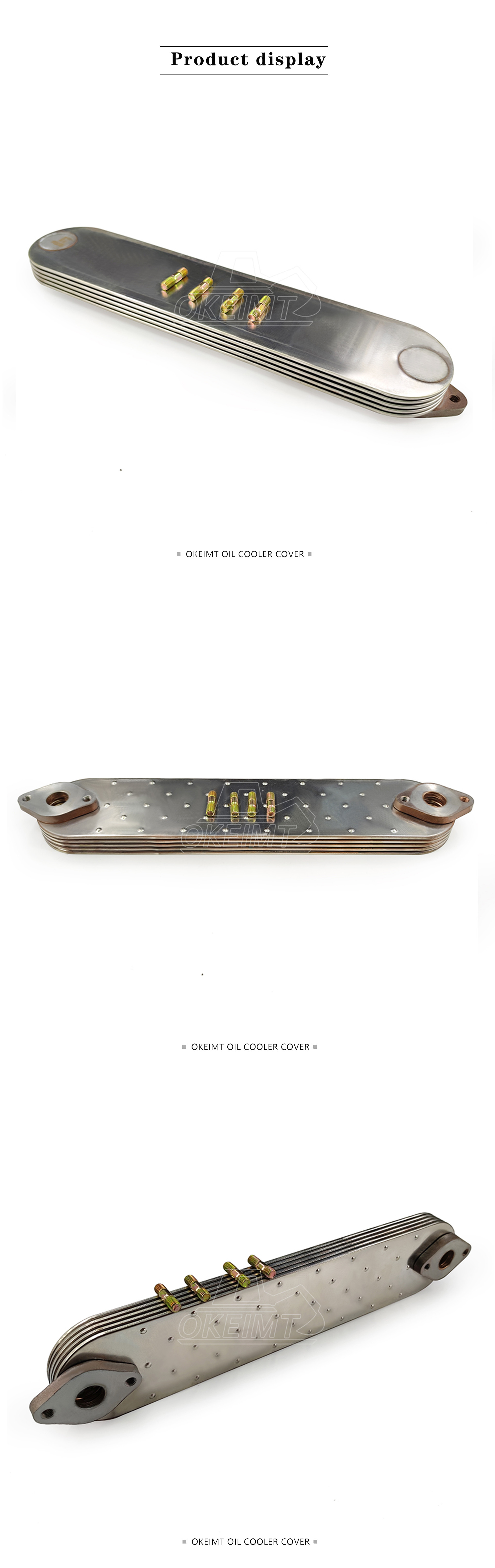 OKEIMT High Quality BPOC-2088 921121123 1217210980 Engine Oil Cooler Core For Isuzu ZX450 6WG1 6WF1 6WA1
