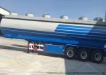 Tri Axle Oil Fuel Petrol Diesel Tank Semi Trailer 5 Compartments 45m3 For