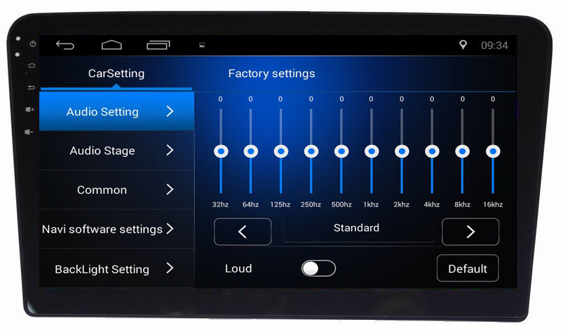 Ouchuangbo car 1080 video stereo android 8.1 for Volkswagen Santana 2013 with USB SWC 4 Core CPU WIFI receiver
