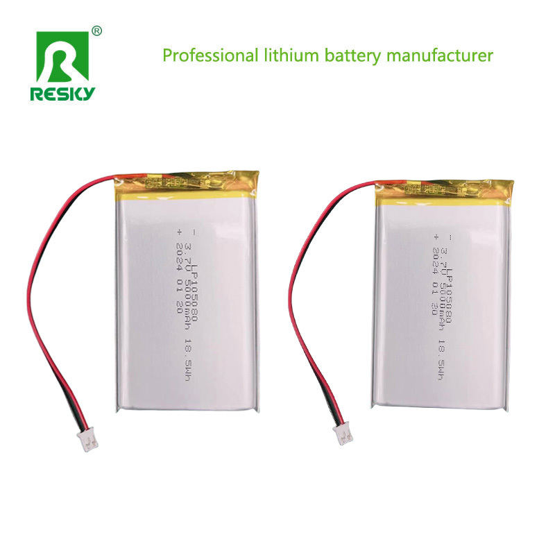 Lipo Lithium Polymer Battery Cell 105080 3.7V 5000mAh For Ordering Machine