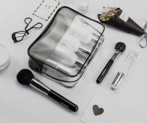 Wholesale Clear PVC Plastic Material Waterproof Cosmetic Bag Zipper Closure Type from china suppliers