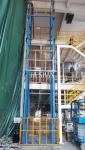 Hydraulic Guide Rail Cargo Lift Vertical Forklift Otis Goods Lift