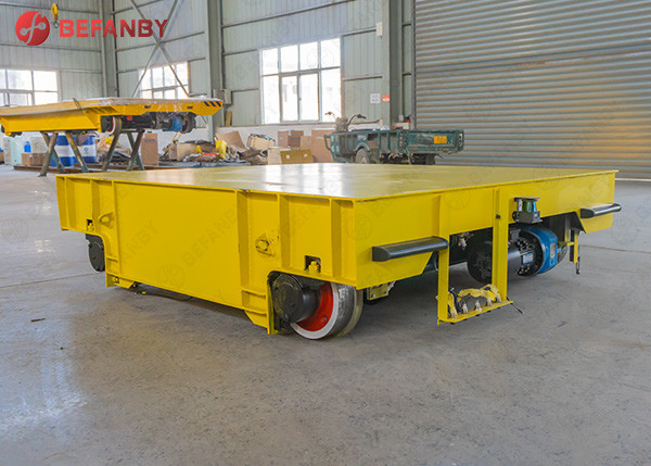 Heavy Factory 10 T Electric Transfer Cart On Rail