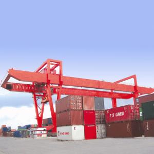 Wholesale Double Girder Container Lifting Gantry Crane Industrial Rubber Tired Frame from china suppliers