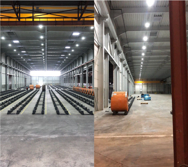 Remote Control LED UFO High Bay 100w , Industrial High Bay LED Lights 2700 - 6500K