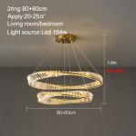 Nordic Luxury Ceiling Lamp Creative Living Room Dining Room Crystal Ceiling