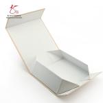 157gsm Coated Foldable Gift Boxes Skincare Packaging With Gold Foil Logo