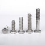 High Strength Stainless Steel 201 Hexagonal Screws Polished Plain Black Oxide