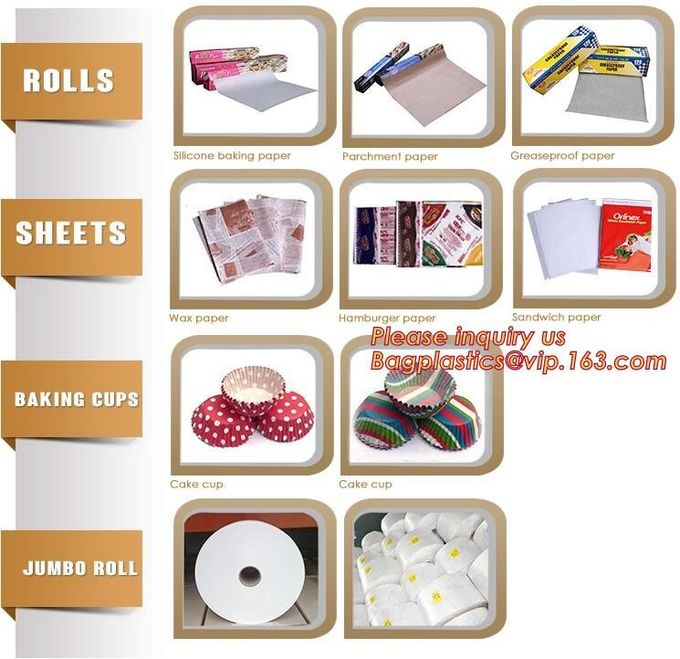 Biodegradable Food Wrap, PE PVC Cling Film, PLA Cling Wrap With Slide Cutter, Alu Foil Roll, Parchment