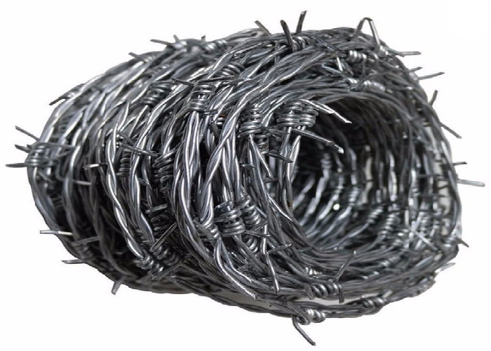 Hot Dipped Galvanized Barbed Wire Weatherproof Livestock Security Fencing
