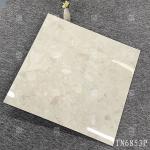Full Body Gray Color Marble Look Porcelain Glossy Tile For Interior Floor And