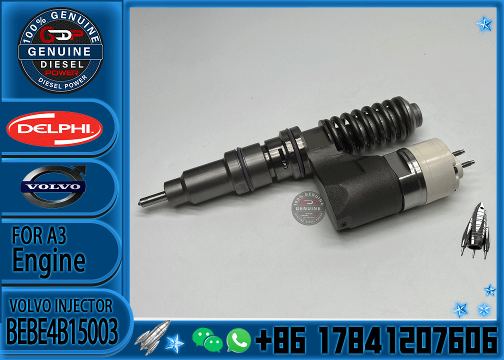 Diesel Engine Fuel Common Rail Injector BEBE4B15001 33800-84000 33800-84001 BEBE4B10102 8113180 BEBE4B15002 BEBE4B15003