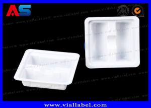 Wholesale White Color Plastic Tray To Hold 2× 2ml Vial For Semaglutide Packaging MOQ 100pcs from china suppliers