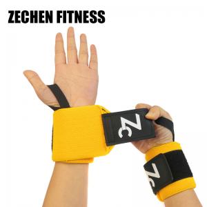 Wholesale 8cm Wrist Wraps Fitness Gym Equipment Support Cotton Weight Lifting Elastic Bands from china suppliers