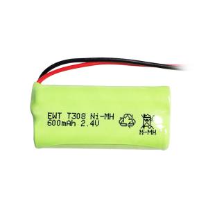 Wholesale Custom Nickel Rechargeable Battery Pack 2.4V 600mah Nimh Aaa Battery from china suppliers
