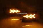 VW Tiguan Volkswagen DRL LED Daytime driving turn signal Fog Lights