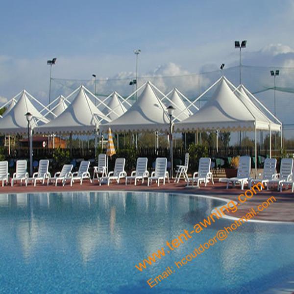 Swimming Pool Tents, Powder Coated Steel or Aluminum 4x4m, 5x5m, 6x6m UV