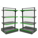 High Quality Single-Sided Supermarket Gondola Shelf Heavy Duty Cold-Rolled Steel