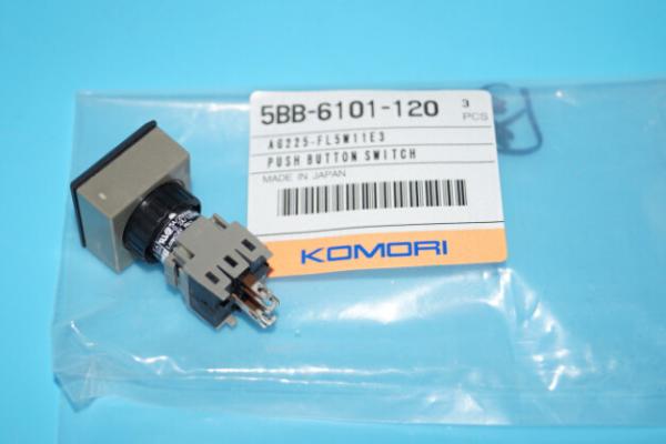 5BB-6101-120，AG225-FL5W11E3,Komori original push button switch,Komori offset