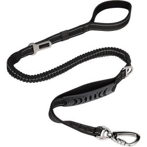 Wholesale Telescopic Dog Traction Rope Reflective Buffer Black from china suppliers